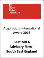 M&A Awards Acquisitions International Award 2018