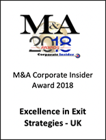 M&A Corporate Insider Award 2018